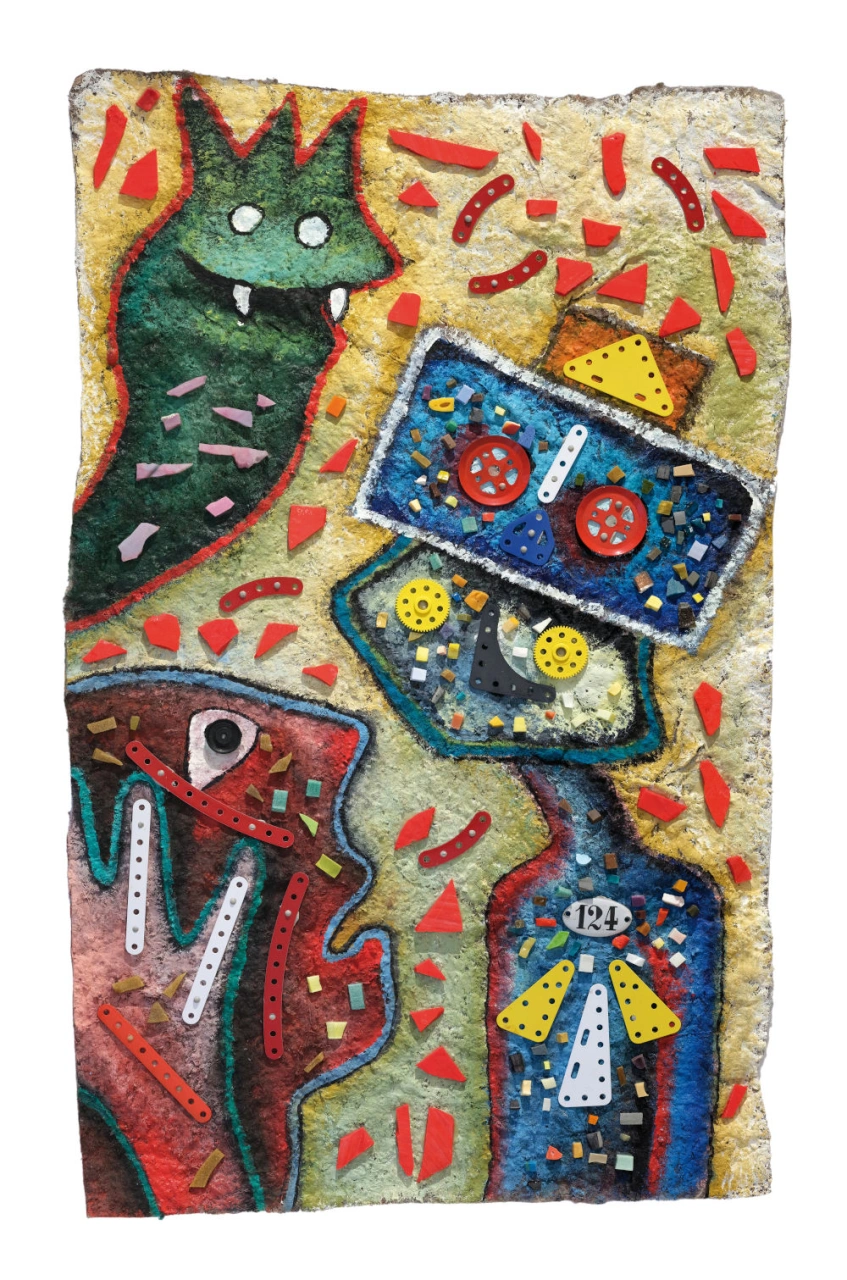 Enrico Baj - Tricosauro Rex indispettito